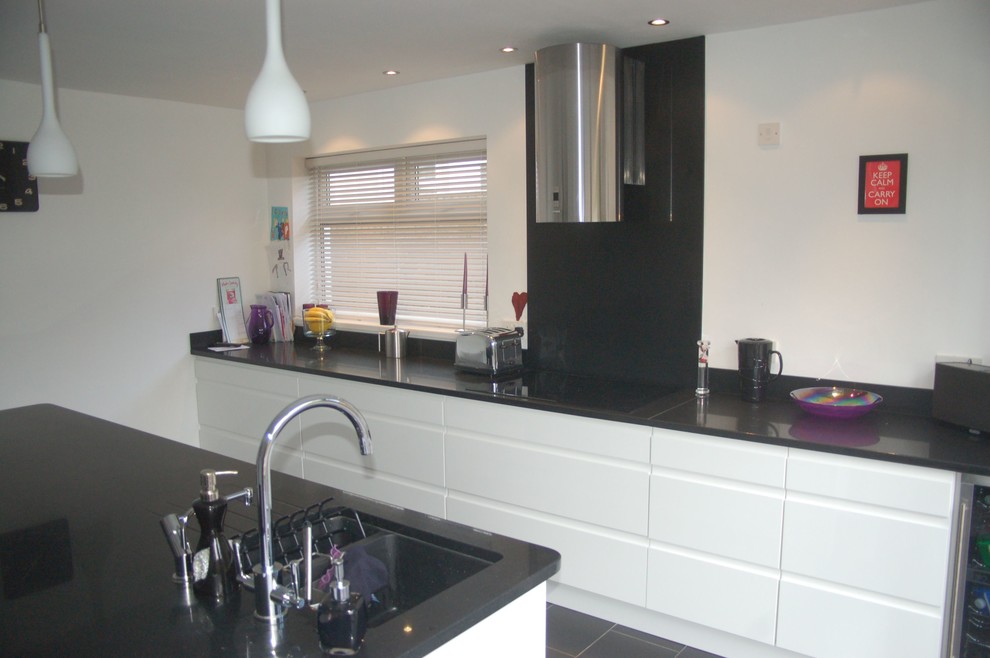 Malmo with Silestone Contemporary Kitchen Cardiff by Appletree