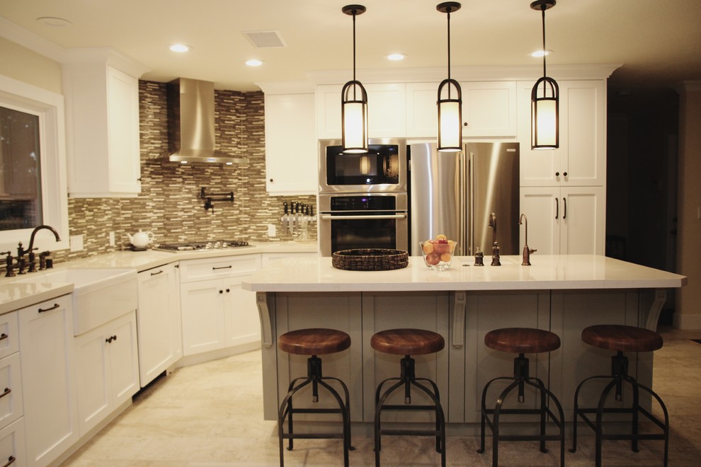 Malta Contemporary Kitchen Orange County by Principle Design