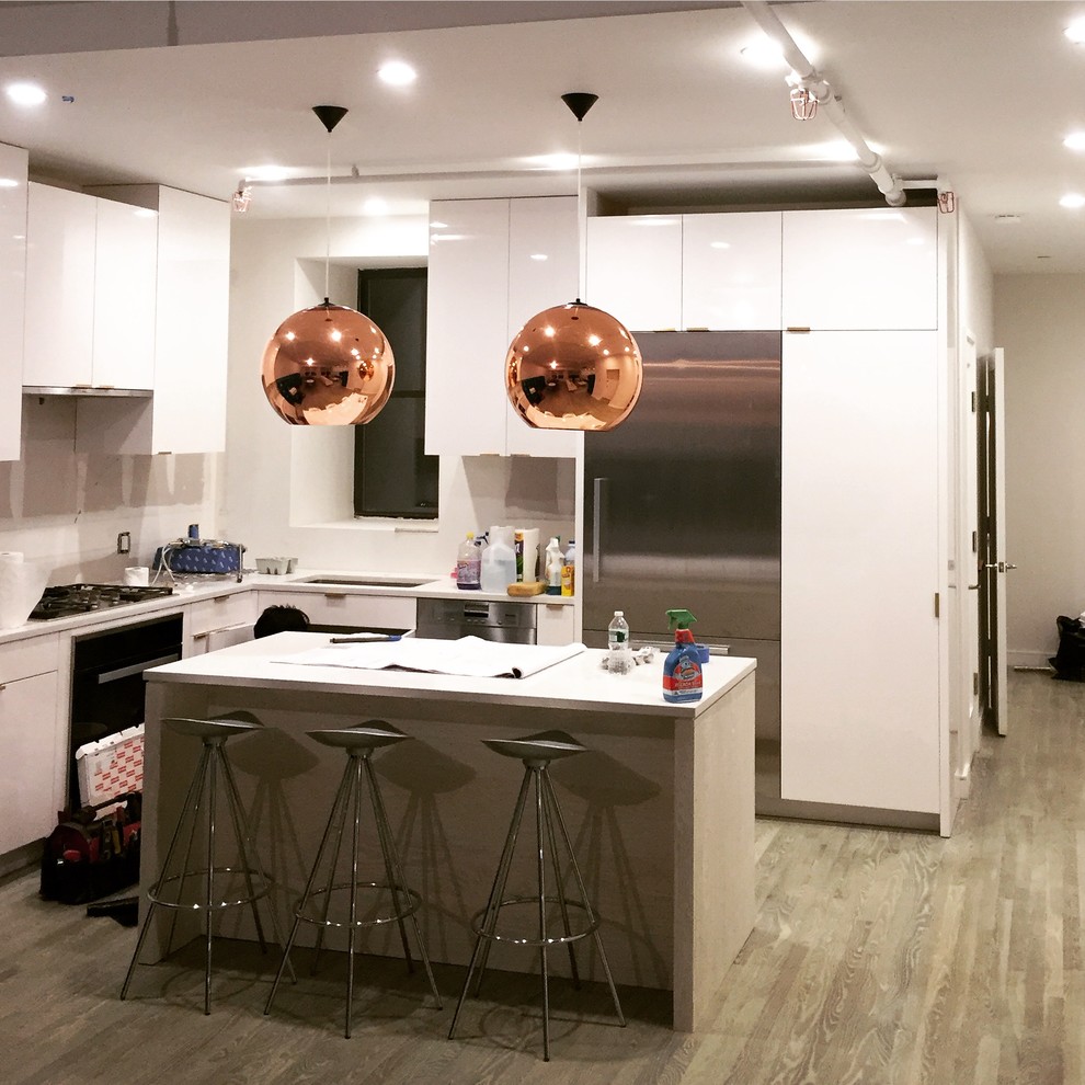 Manhattan Apartment Renovation W 18th - Modern - Kitchen - New York