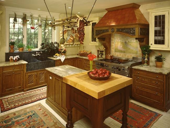 Classic kitchen in New York.
