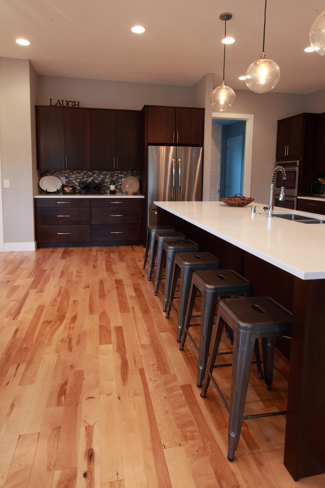 Maple Contemporary Kitchen Contemporary Kitchen Portland by KE