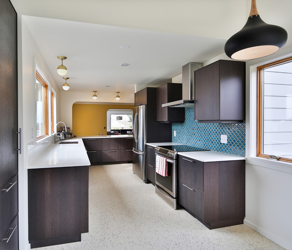 Maple Leaf Kitchen Remodel Modern Kitchen Seattle by Studio Zerbey Architecture + Design