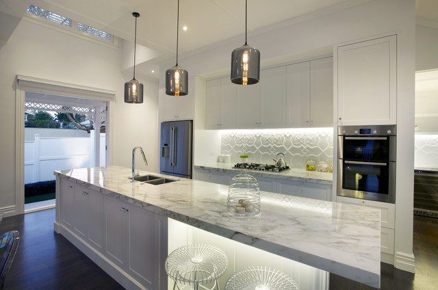 White bench kitchen deals
