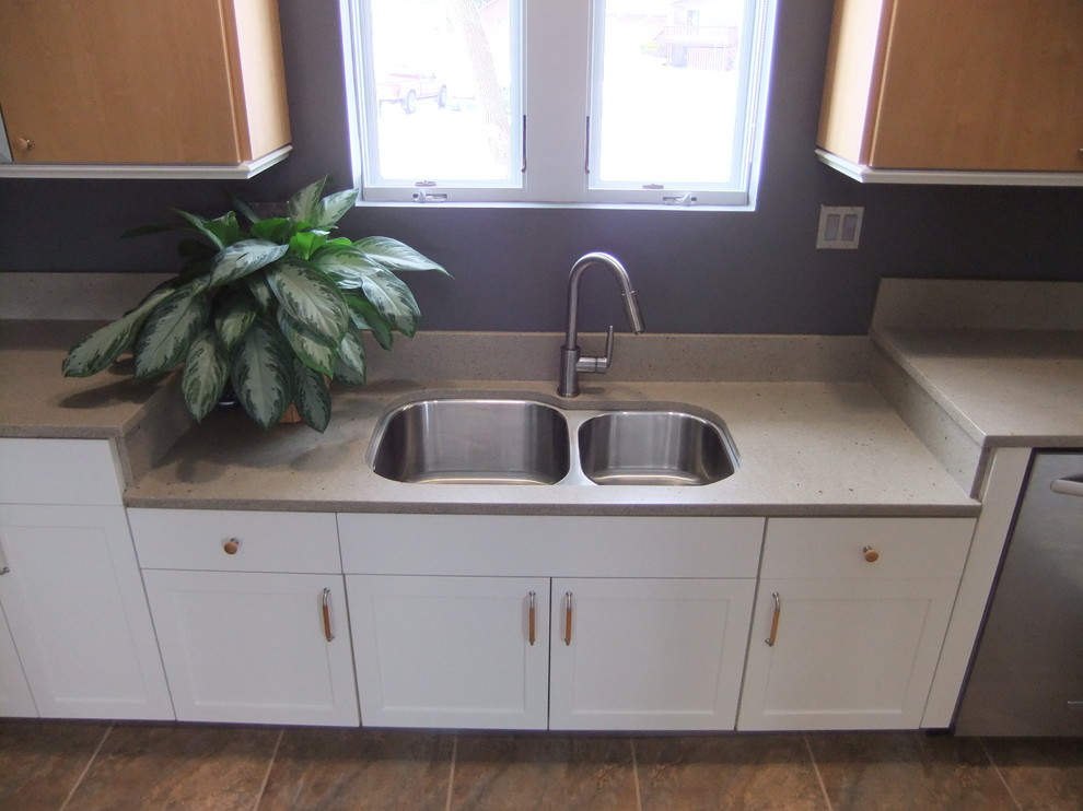 Marble Works Genesis Quartz Kitchen Contemporary Kitchen Omaha