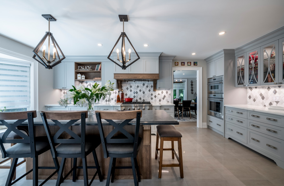 Markham Main Floor Renovation Transitional Kitchen Toronto by