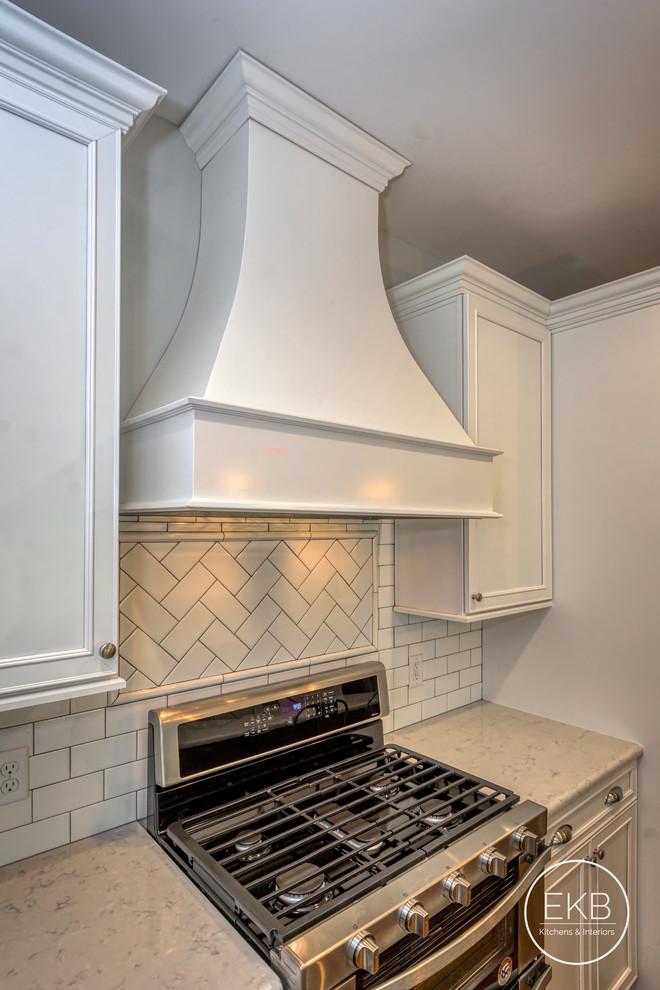 Marlboro White Kitchen Transitional Kitchen New York by User