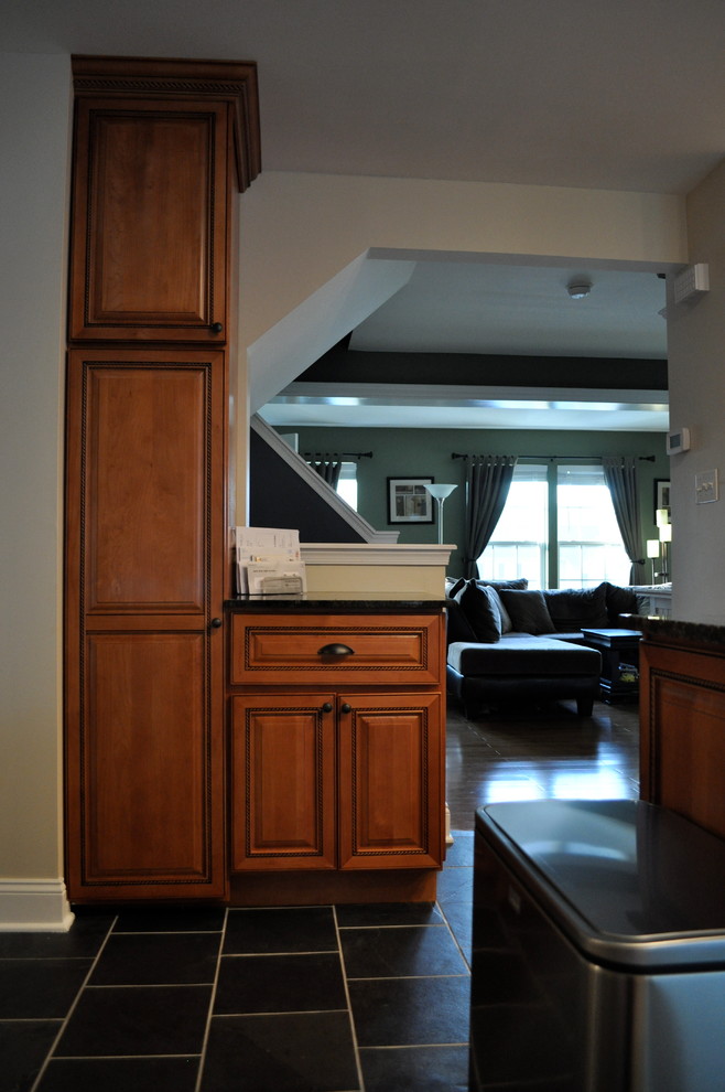 Marquis Cinnamon Kitchen with Center Island - Traditional - Kitchen