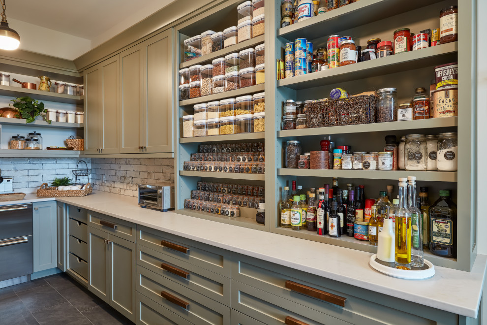 This is an example of a nautical kitchen in Atlanta.