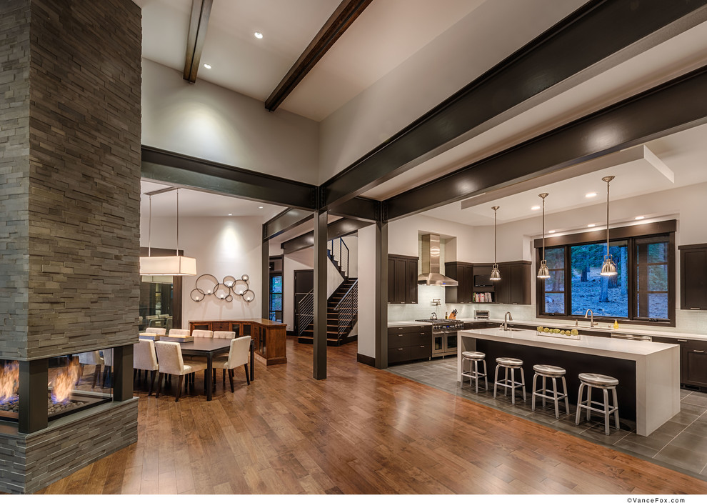 Photo of a contemporary kitchen in Sacramento.
