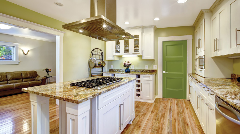 Masonite Interior Livingston Style Doors Craftsman Kitchen Los Angeles by EL & EL Wood