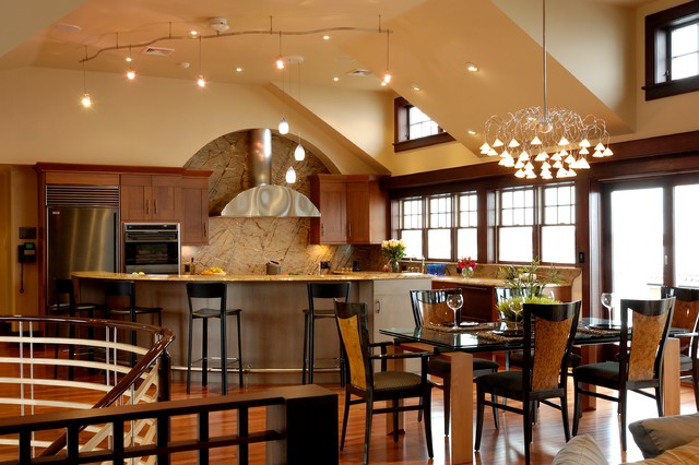 Massapequa, NY Kitchen, MA1301 - Contemporary - Kitchen - New York - by Kitchen Designs by Ken ...