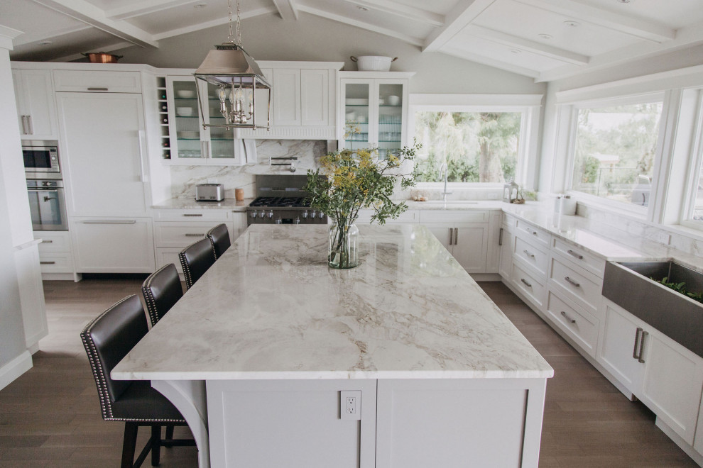 Matarazzo Quartzite kitchen Kitchen Vancouver by Matrix Marble