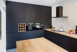 Embracing Elegance: The Timeless Allure of Modern Matte Black Kitchen  Cabinets, by Parlunbuildings