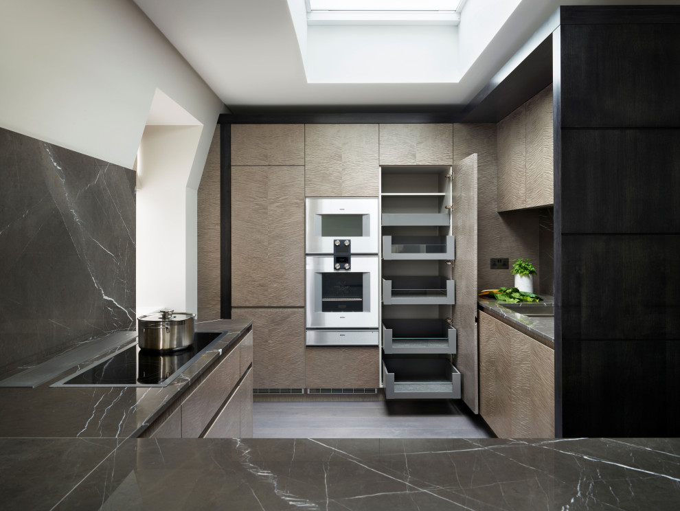 Mayfair Penthouse - Contemporary Open Plan Kitchen with Gaggenau ...