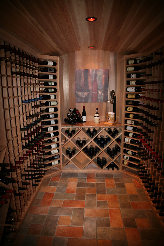 McCormick Kitchens Traditional Wine Cellar Boston by McCormick