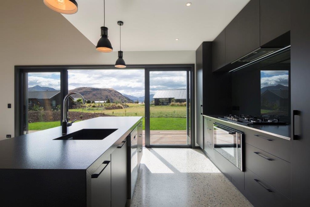 McKellar Drive House Industrial Kitchen Dunedin by Design