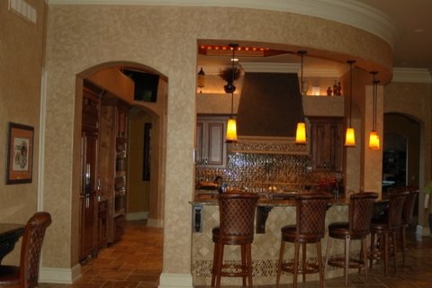 This is an example of a mediterranean kitchen in Kansas City.