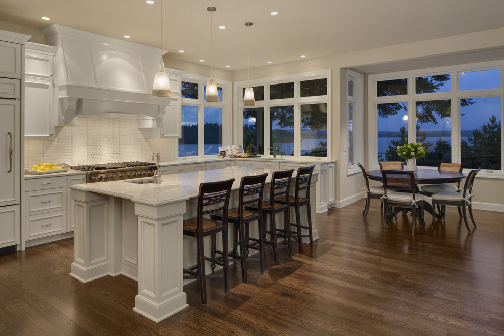 Mercer Island Kitchen Nook Traditional Kitchen Seattle by User