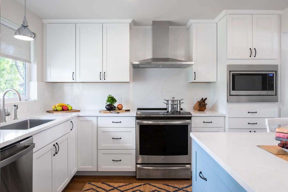 MERCER ISLAND Transitional Kitchen Seattle by Raina Henderson