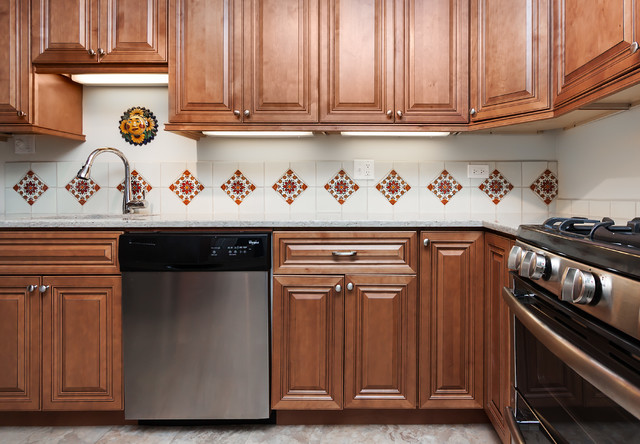 Mexican Themed Kitchen Remodel Evanston American Traditional Kitchen Chicago By Glenbrook Remodeling Houzz