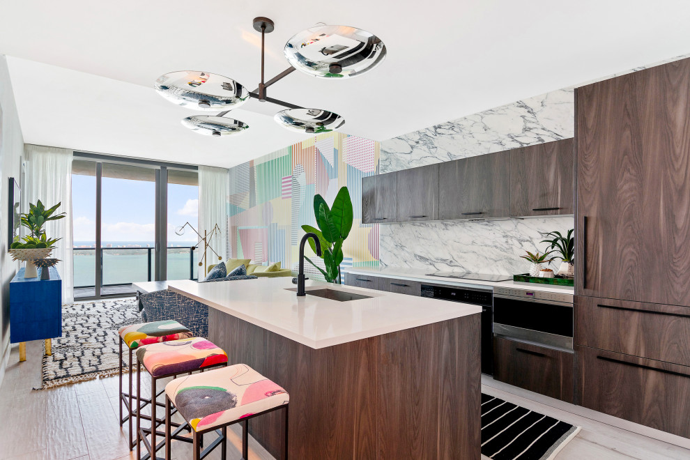 Miami Beach Eclectic Kitchen Miami by Gathered Houzz