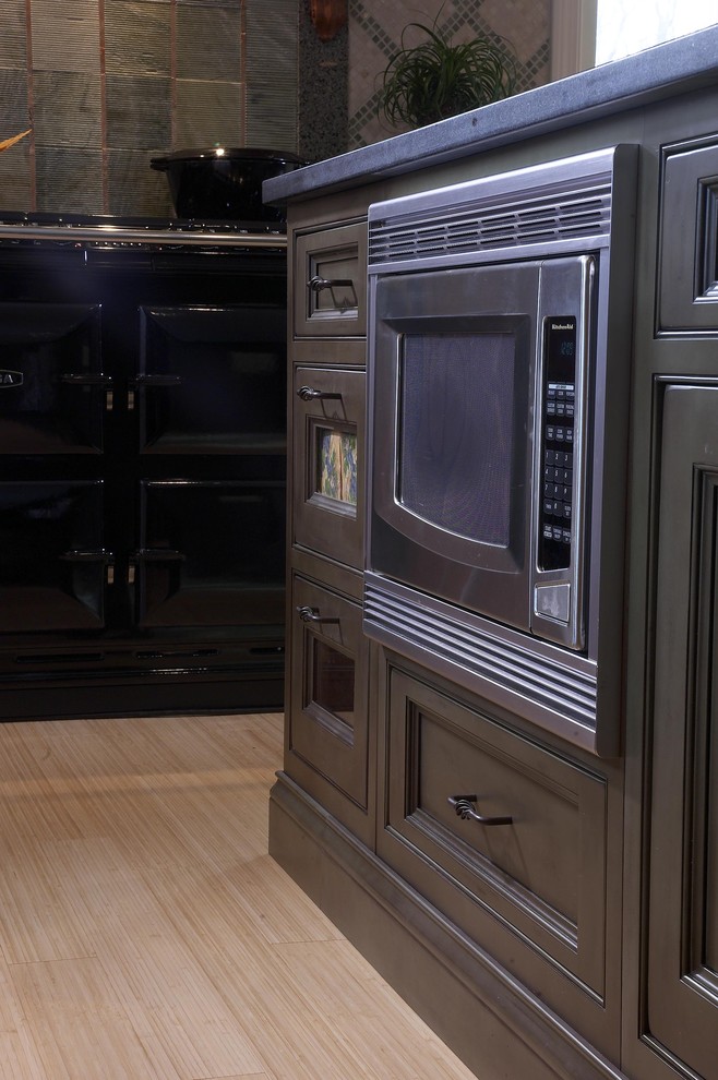 Eclectic kitchen photo in Boston