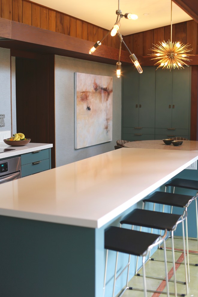 Mid-Century Kitchen Update - Transitional - Kitchen - San Francisco ...