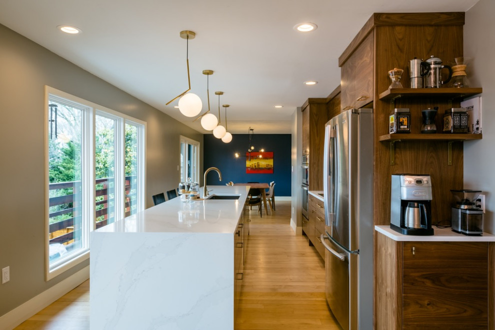 Mid Century Kitchen Update - Midcentury - Kitchen | Houzz