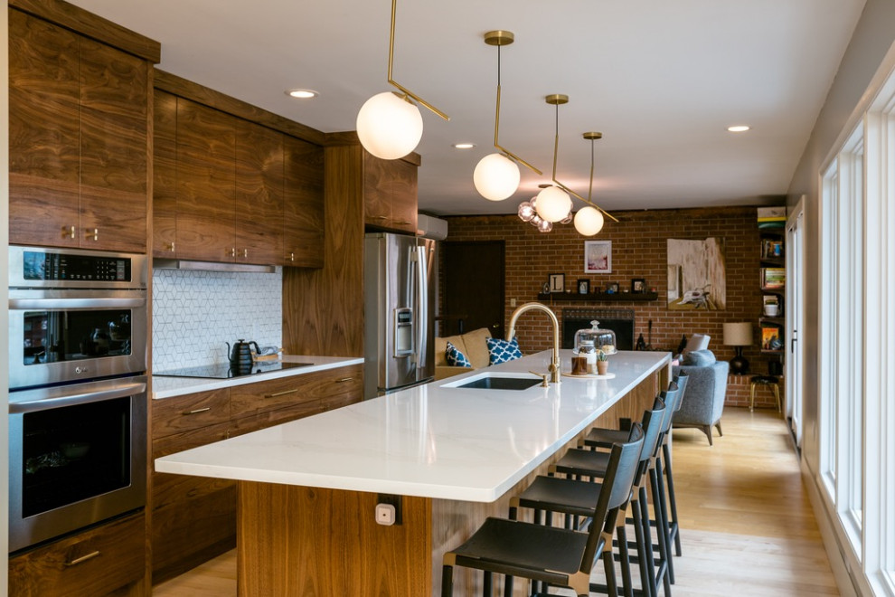 Mid Century Kitchen Update - Midcentury - Kitchen | Houzz