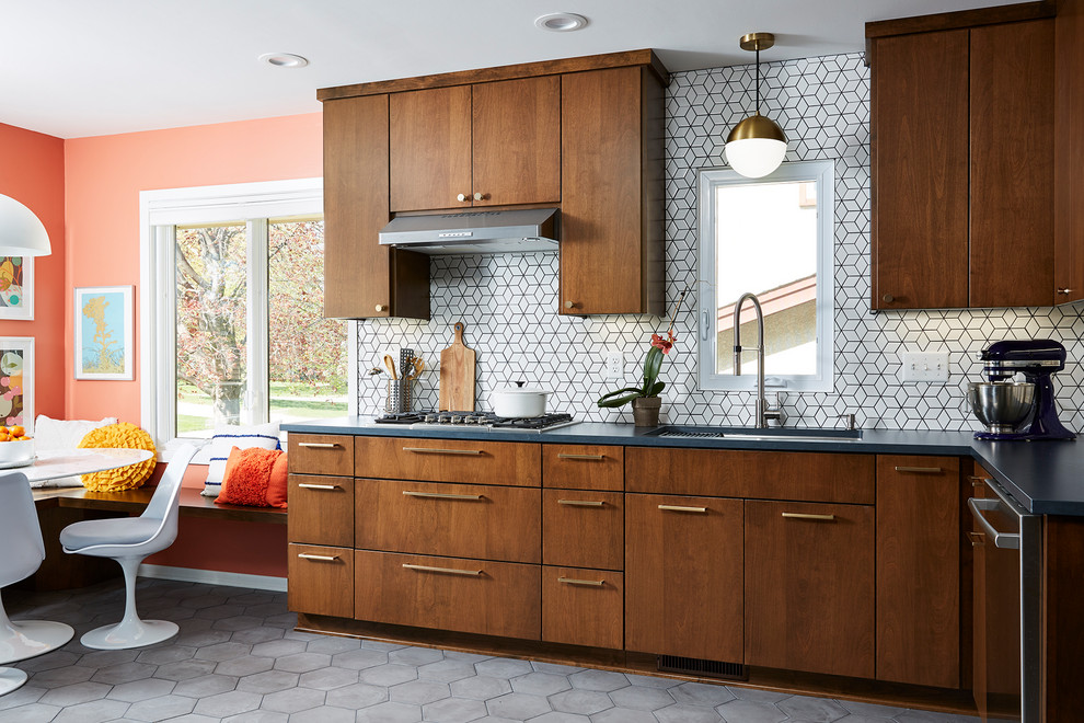 Mid Century Modern Meets 2020 Midcentury Kitchen Minneapolis By Fox Interiors Houzz