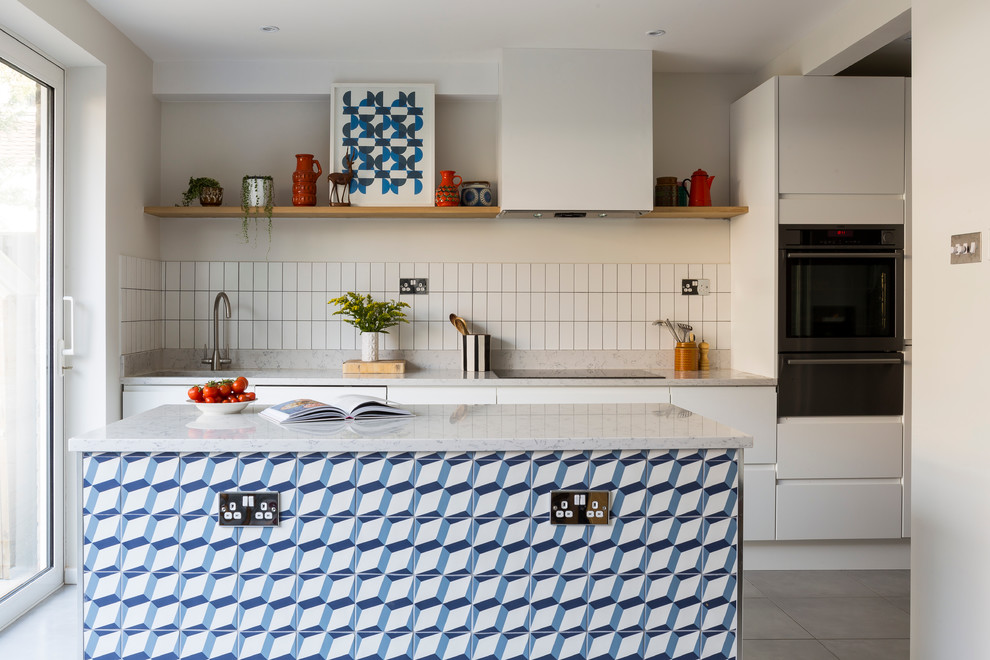 Design ideas for a retro kitchen in London.