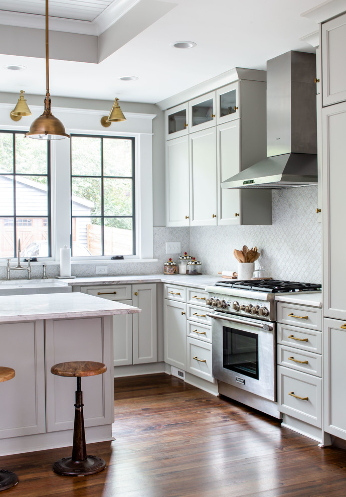 Design ideas for a classic kitchen in Atlanta.