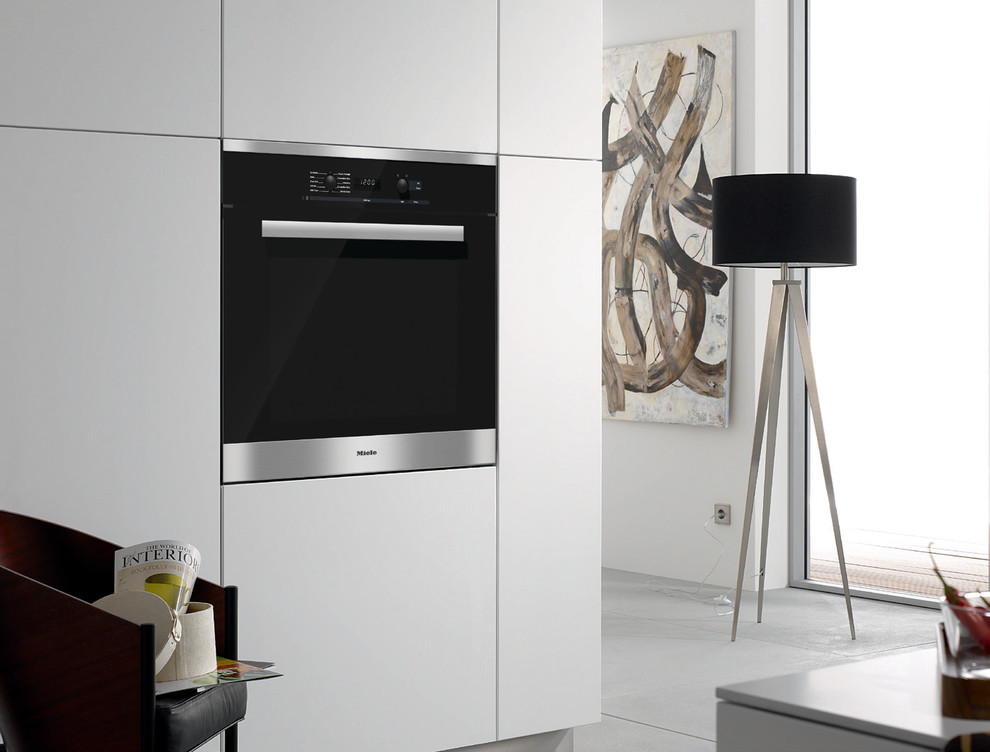 Miele 30" Convection Oven H6280BP Contemporary Kitchen Los Angeles by Universal