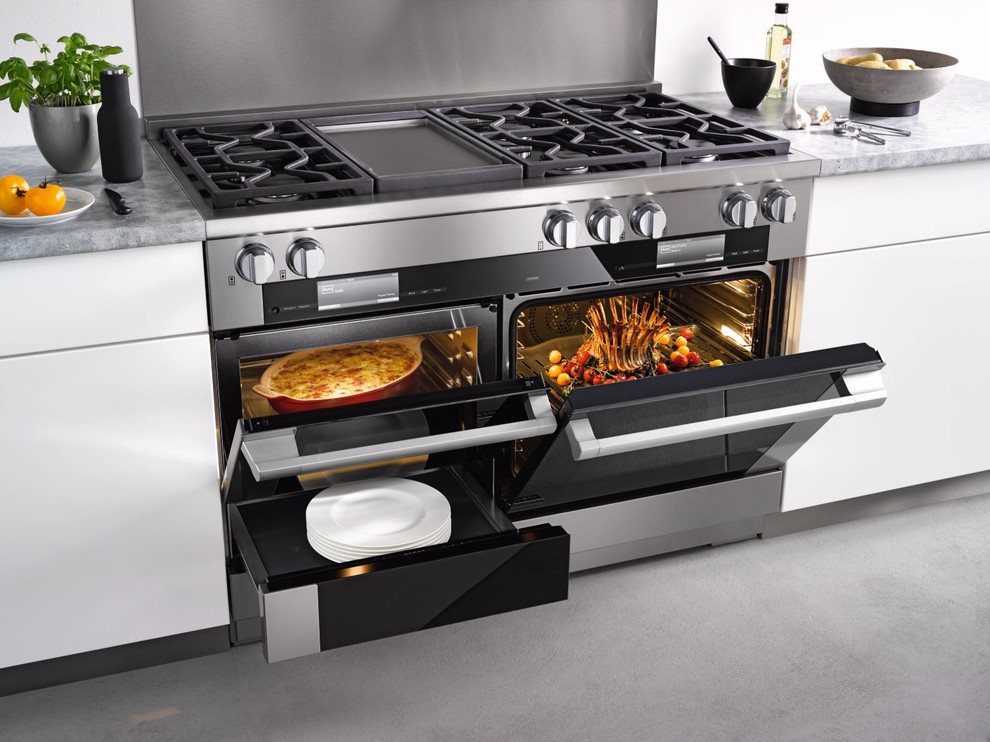 Miele 48" Dual Fuel Range Contemporary Kitchen Vancouver by