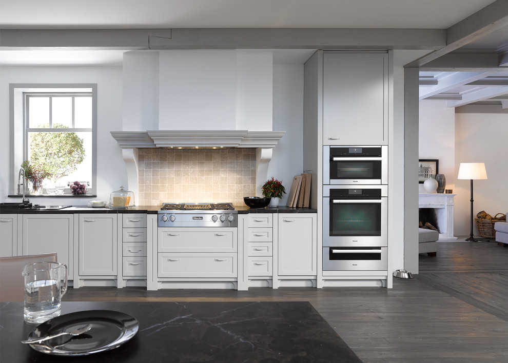 Miele Rangetops Transitional Kitchen Los Angeles by Universal