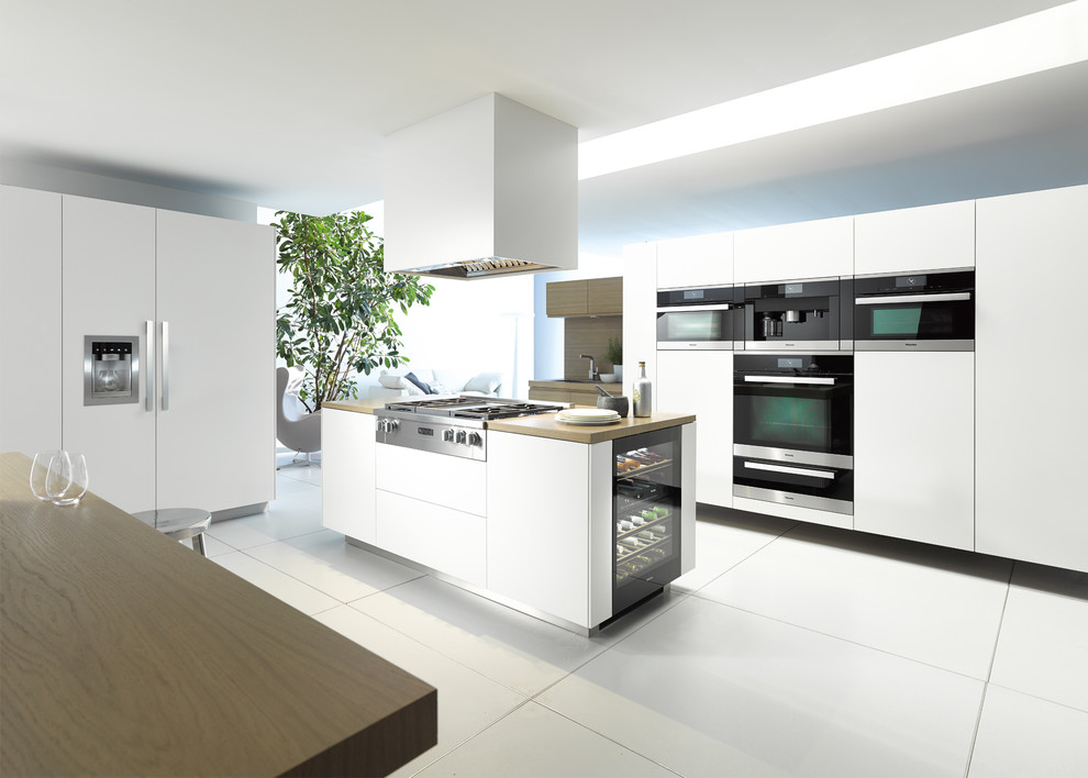 Miele Rangetops Contemporary Kitchen Los Angeles by Universal