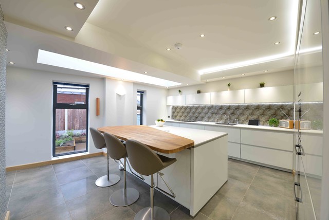 Mike Carol Modern Kitchen Manchester By Diane Berry Kitchens 