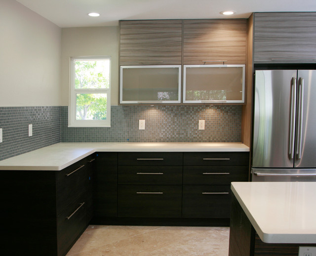 Milan Collection Carbone Palissandro Texture Surface Kitchen Contemporary Kitchen San Francisco By Demetra Cabinetry Dublin Houzz