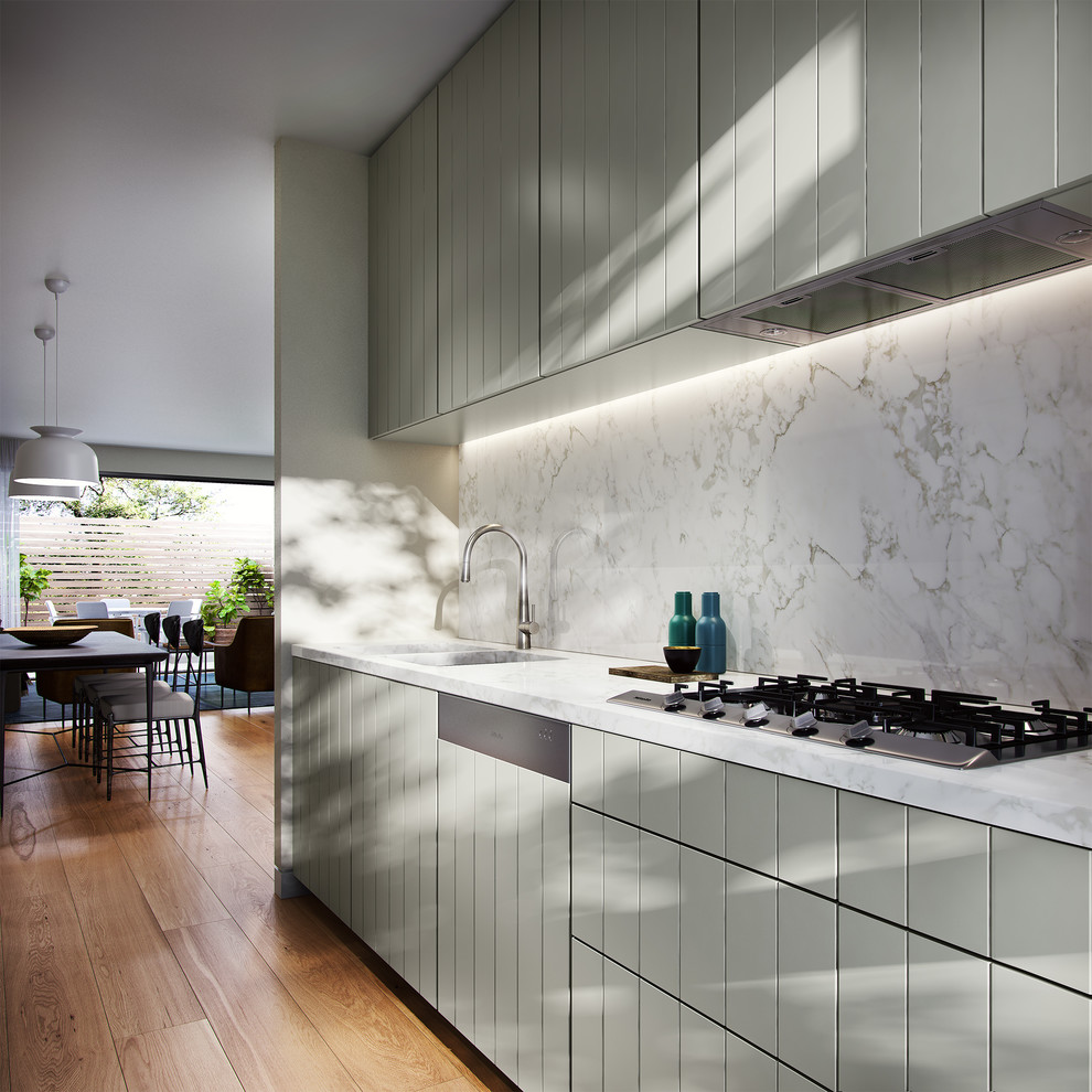 Moderne Küche in Sydney