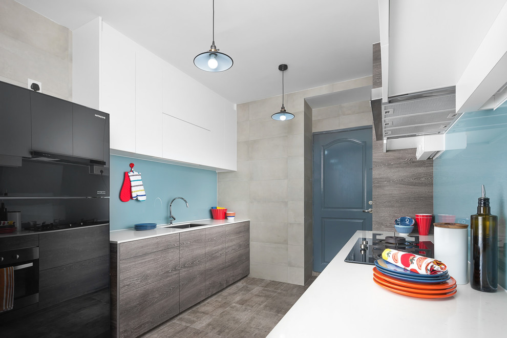 Picture of Mimosa Park Penthouse - Industrial - Kitchen - Singapore - by Arcadia ...