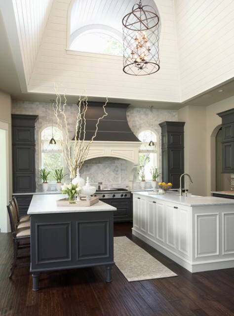 Example of a transitional kitchen design in Minneapolis