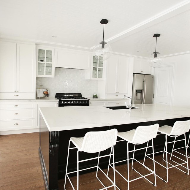 Mint Designer Kitchen Hamptons Style Contemporary Kitchen Gold