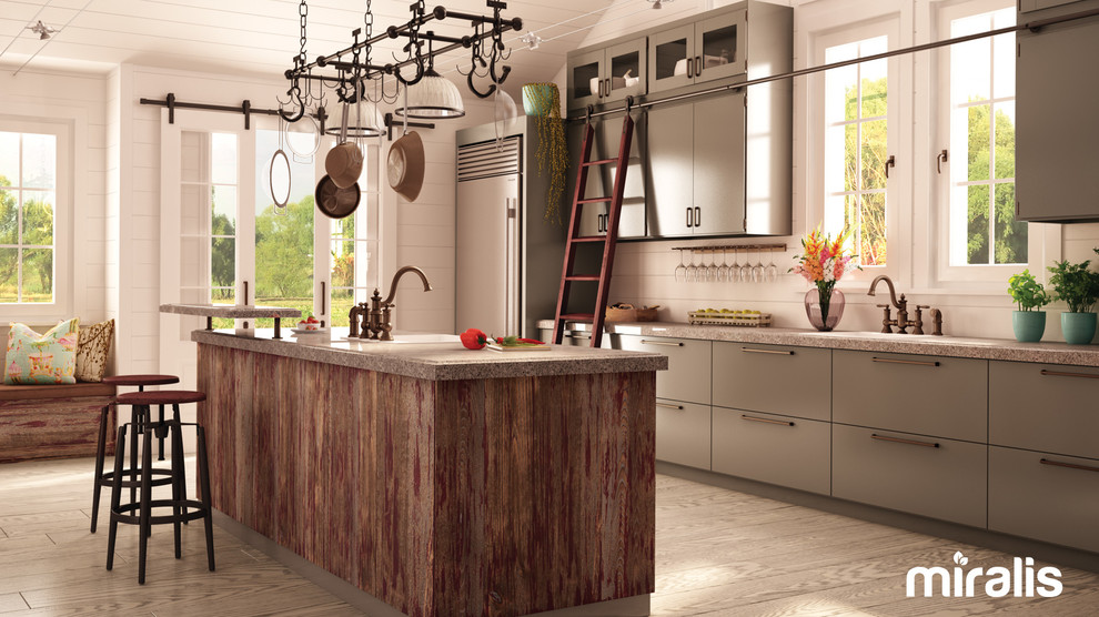 Miralis Spotlight Transitional Kitchen Boston by The