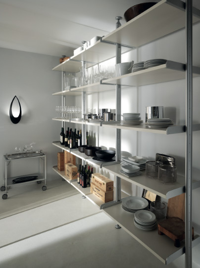 Esempio di una cucina minimalista