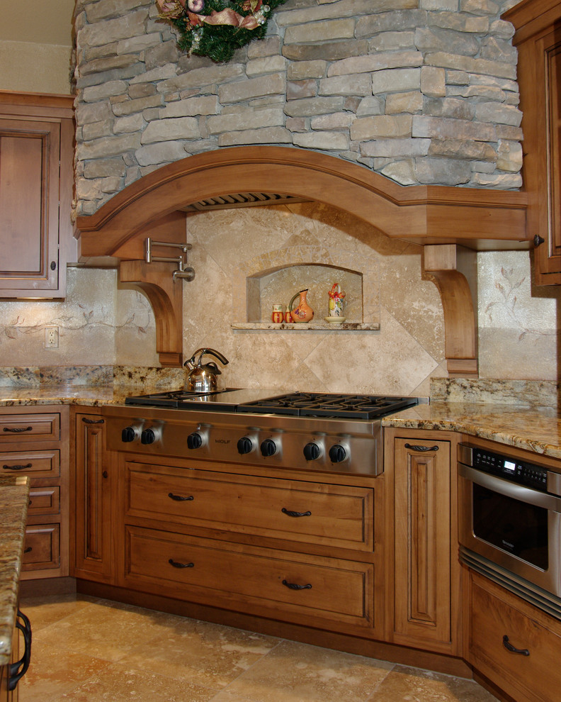 Photo of a rustic kitchen in Other.