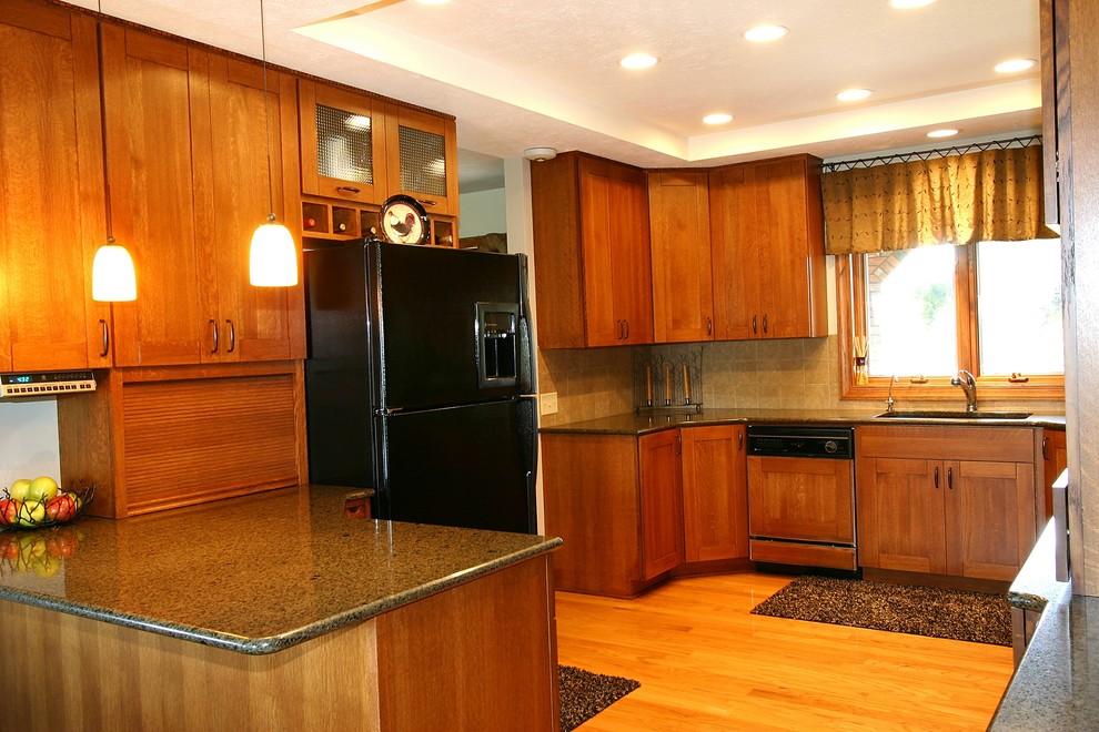 Mission Style Craftsman Kitchen Omaha by Merritt's Quality