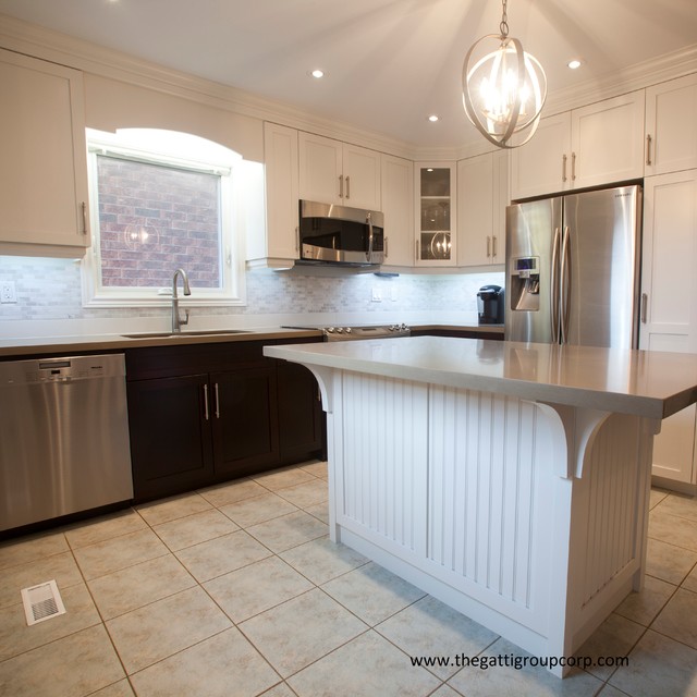 Mississauga Kitchen Renovation Contemporain Cuisine Toronto par Gatti Brothers Ltd. Houzz