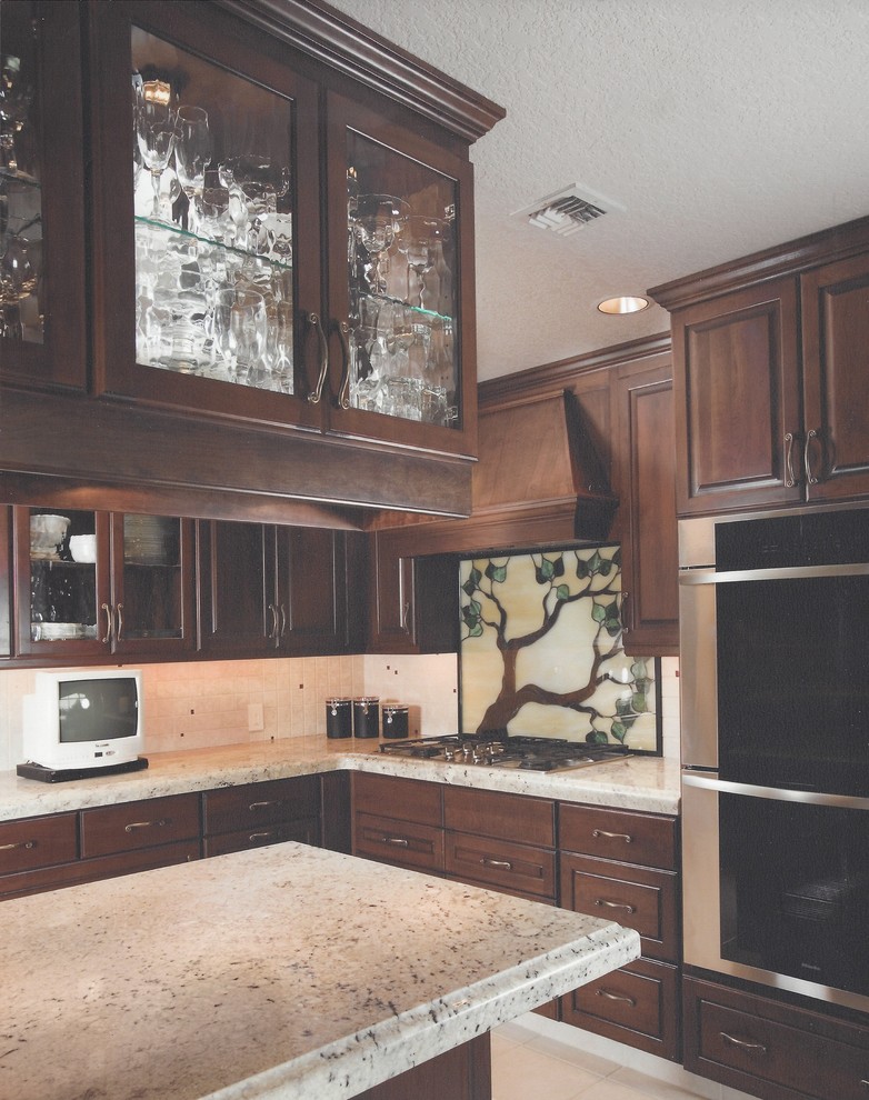 Missoula Traditional Stained Glass Kitchen Traditional Kitchen