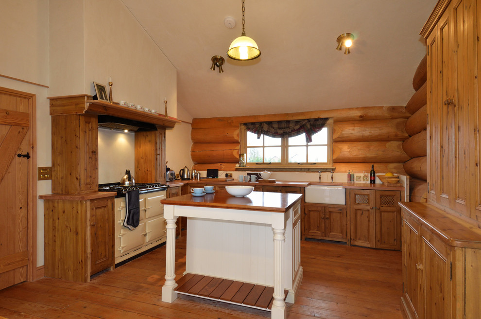 Rustic kitchen in Devon.