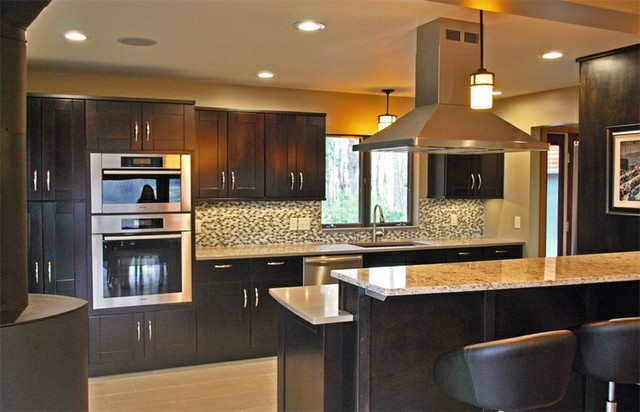 Mocha Shaker Kitchen Cabinets Philadelphia By Rta Cabinet Houzz Mocha Shaker Kitchen Cabinets, Mocha Color Kitchen Cabinets